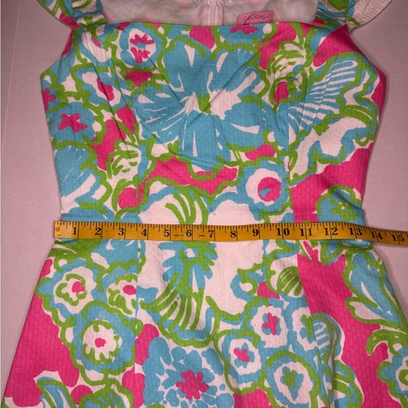 Lilly Pulitzer Floral Sleeveless Dress in Pink and Blue Size 2. - Picture 14 of 14